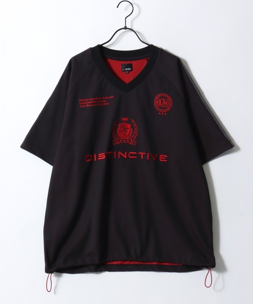 SITRY(シトリー)の「Double Face Mulch Function Game Shirt/ダブルフェイス 配色 マルチファンクション オーバーサイズ ドローコード ブロークコア ゲームシャツ ユニフォーム 半袖Tシャツ レディース メンズ(Tシャツ/カットソー・メンズ・ブラック/ネイビー/グレー・M/L)」の13枚目の写真