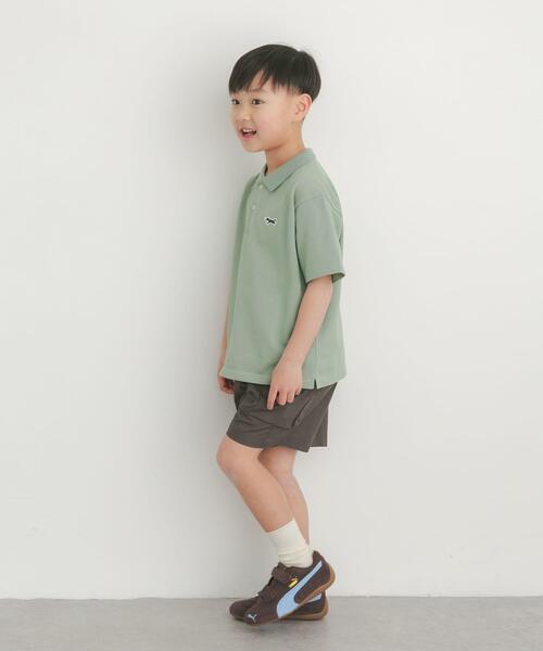 TOWNCRAFT(タウンクラフト)の「『別注』『親子リンク』PENNEYS×DOORS THE FOX鹿の子ポロシャツ(KIDS)(Tシャツ/カットソー・キッズ・ミント/ネイビー・135/105/120)」の17枚目の写真