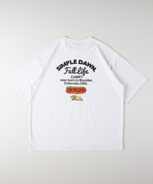 CAMP7(キャンプ7)バックフードプリントアニマル刺繍Tシャツ