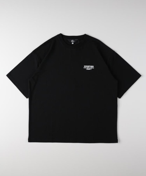 CAMP7(キャンプセブン)の「CAMP7(キャンプ7)バックフードプリントアニマル刺繍Tシャツ(Tシャツ/カットソー・メンズ・ブラック/グレー/ホワイト・S/L/XL/M)」の1枚目の写真