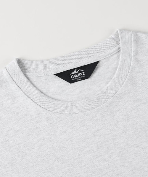 CAMP7(キャンプセブン)の「CAMP7(キャンプ7)バックフードプリントアニマル刺繍Tシャツ(Tシャツ/カットソー・メンズ・ブラック/グレー/ホワイト・S/L/XL/M)」の9枚目の写真
