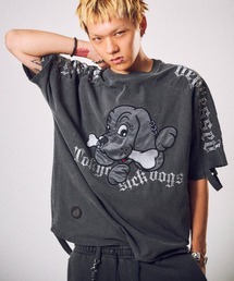 GALFY】バチバチピアスTee / 【ガルフィー】バチバチピアス半袖Tシャツ