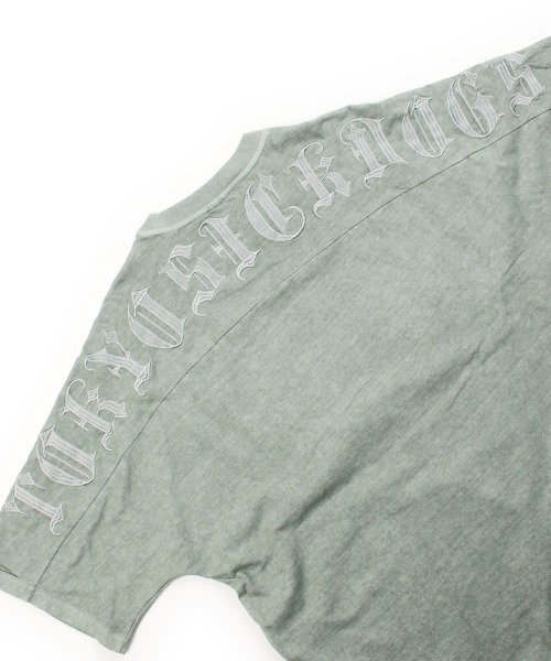 GALFY（ガルフィー）の「【GALFY】病みに還りしTシャツ / 【ガルフィー】ロゴダメージ半袖Tシャツ（Tシャツ/カットソー・メンズ・チャコール/ライトグレー/ホワイト・L/XL）」の16枚目の写真