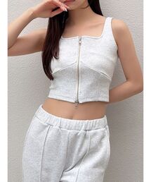 RESEXXY | コルセットデザインカットトップス【セットアップ着用可能】(Tシャツ/カットソー)