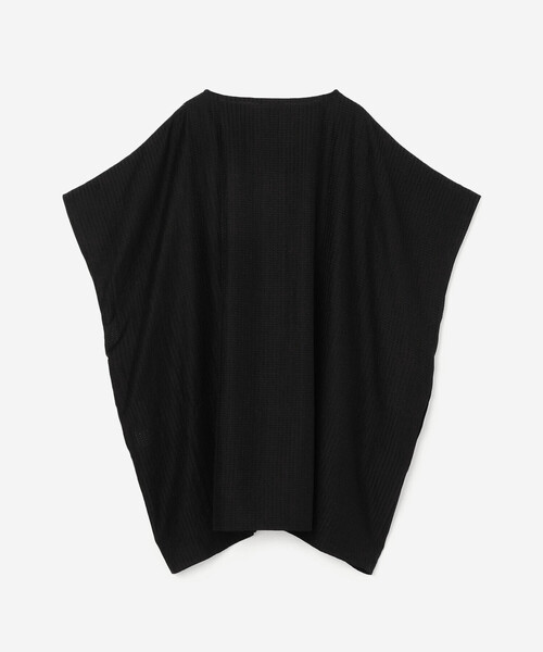 Bshop(ビショップ)の「eunoia|ボートネックポンチョ WOMEN(シャツ/ブラウス・レディース・ブラック・ONE)」の3枚目の写真