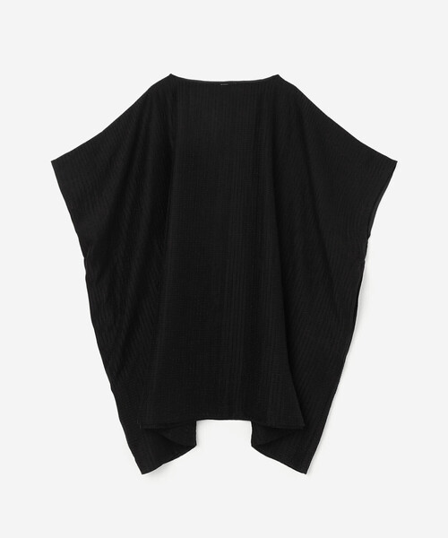 Bshop(ビショップ)の「eunoia|ボートネックポンチョ WOMEN(シャツ/ブラウス・レディース・ブラック・ONE)」の10枚目の写真