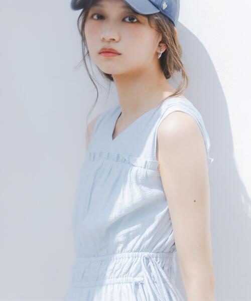 PROPORTION BODY DRESSING(プロポーションボディドレッシング)の「ウエストリボンギャザーワンピース / 1216240604(ワンピース・レディース・ブルー/ブラック/レッド・MEDIUM/SMALL/P/S)」の13枚目の写真