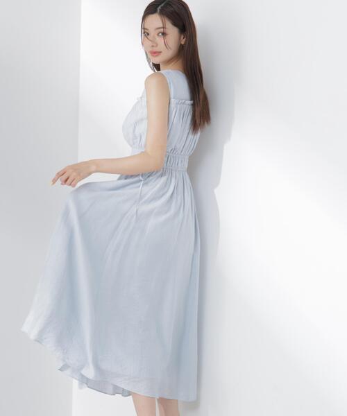 PROPORTION BODY DRESSING(プロポーションボディドレッシング)の「ウエストリボンギャザーワンピース / 1216240604(ワンピース・レディース・ブルー/ブラック/レッド・MEDIUM/SMALL/P/S)」の21枚目の写真