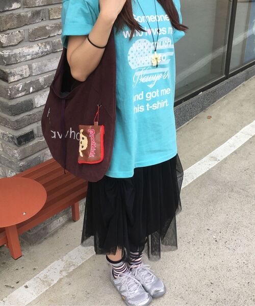 OHESHIO（オヘシオ）の「SHEER DRAPE BANDING SKIRT, BLACK（スカート・レディース・その他・FREE）」の9枚目の写真