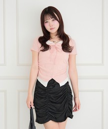 ALLuRing ChaRm | Faux Layered Ribbed Cardigan / フェイクレイヤードリブカーディガン(シャツ/ブラウス)