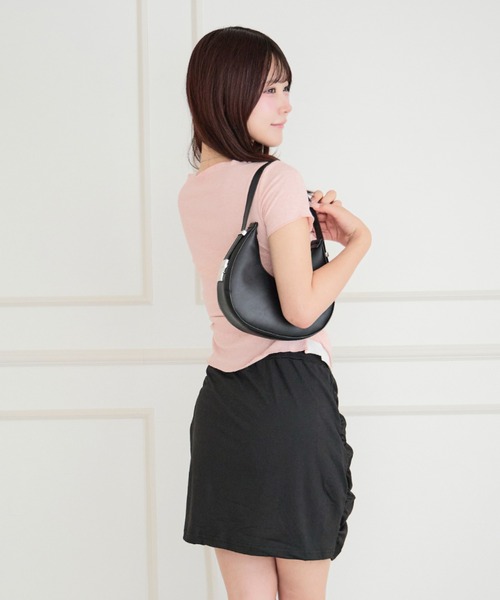 ALLuRing ChaRm(アリュリングチャーム)の「Faux Layered Ribbed Cardigan / フェイクレイヤードリブカーディガン(シャツ/ブラウス・レディース・ピンク/ライトブルー/ブラック・FREE)」の17枚目の写真