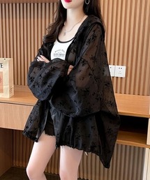 Coo+i（クーイ）の「オーバーサイズ シアーパーカー【冷房対策・紫外対策】（パーカー）」