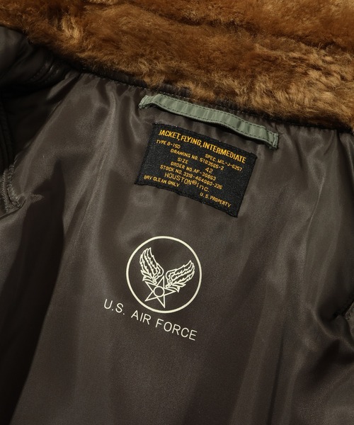 HOUSTON(ヒューストン)の「【HOUSTON/ヒューストン】B-15D FLIGHT JACKET/フライトジャケット(ミリタリージャケット・メンズ・セージグリーン・36/38/40/42)」の18枚目の写真
