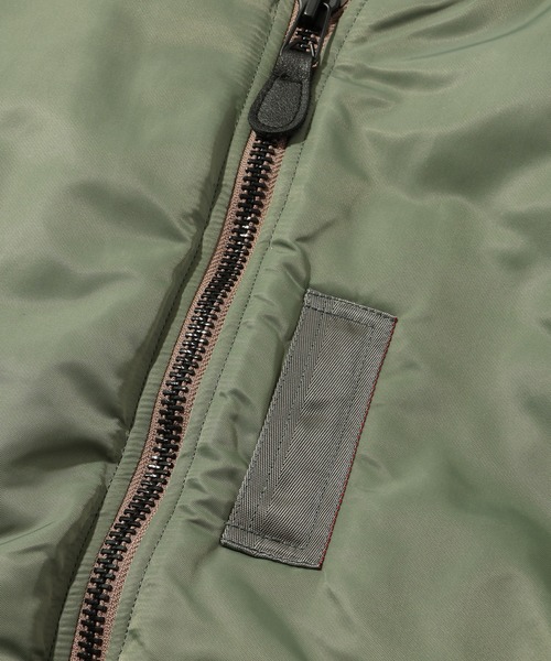 HOUSTON(ヒューストン)の「【HOUSTON/ヒューストン】B-15D FLIGHT JACKET/フライトジャケット(ミリタリージャケット・メンズ・セージグリーン・36/38/40/42)」の17枚目の写真