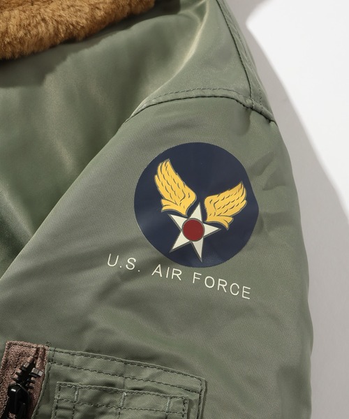HOUSTON(ヒューストン)の「【HOUSTON/ヒューストン】B-15D FLIGHT JACKET/フライトジャケット(ミリタリージャケット・メンズ・セージグリーン・36/38/40/42)」の22枚目の写真