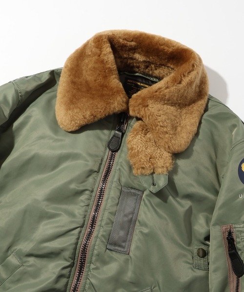 HOUSTON(ヒューストン)の「【HOUSTON/ヒューストン】B-15D FLIGHT JACKET/フライトジャケット(ミリタリージャケット・メンズ・セージグリーン・36/38/40/42)」の13枚目の写真