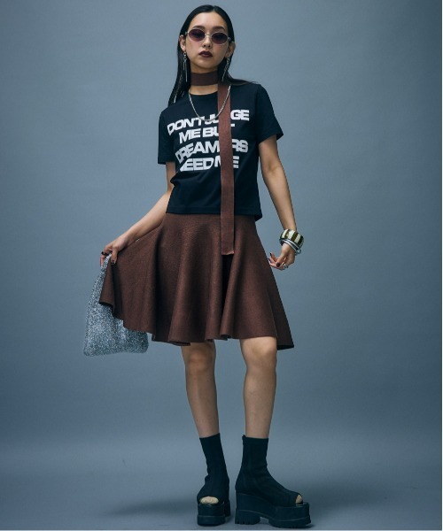 GEVS.(ジェイヴィス)の「ロゴプリントコンパクトTシャツ<大きいサイズ有>GEVS.(Tシャツ/カットソー・レディース・ブラック/オフホワイト・3L/LL/L/M/5L/4L)」の10枚目の写真
