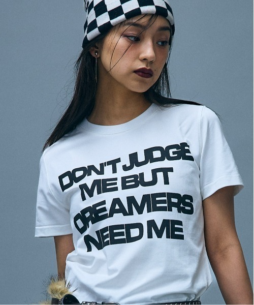 GEVS.(ジェイヴィス)の「ロゴプリントコンパクトTシャツ<大きいサイズ有>GEVS.(Tシャツ/カットソー・レディース・ブラック/オフホワイト・3L/LL/L/M/5L/4L)」の15枚目の写真