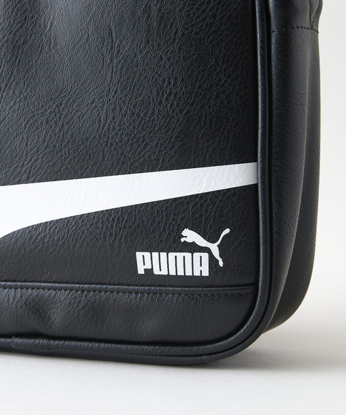 PUMA(プーマ)の「【PUMA/プーマ】【容量4L 高見えPUレザー】ビンテージPUショルダーバッグ 内ポケット付き レトロ ストリート y2k スポーツミックス 古着風 おしゃれ ユニセックス(ショルダーバッグ・メンズ・ブラック/グリーン/ブラウン/ホワイト・FREE)」の5枚目の写真