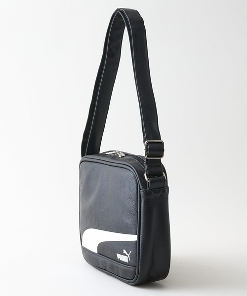 PUMA(プーマ)の「【PUMA/プーマ】【容量4L 高見えPUレザー】ビンテージPUショルダーバッグ 内ポケット付き レトロ ストリート y2k スポーツミックス 古着風 おしゃれ ユニセックス(ショルダーバッグ・メンズ・ブラック/グリーン/ブラウン/ホワイト・FREE)」の8枚目の写真