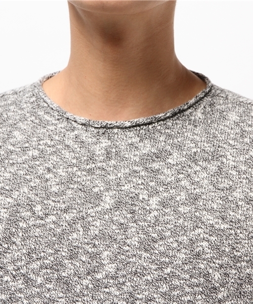 EDIFICE(エディフィス)の「◇7ゲージ コットンワッフルメランジニット(ニット/セーター・メンズ・ブラック/ブルー系その他/オレンジ/ベージュ・44/46/48)」の7枚目の写真