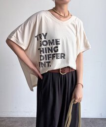 【WEB限定】2WAYポンチョロゴTEE