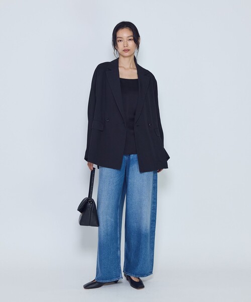 1er Arrondissement（プルミエアロンディスモン）の「ソフトドレープジャケット（テーラードジャケット・レディース・ブラック系その他3/カーキ・38/36）」の8枚目の写真