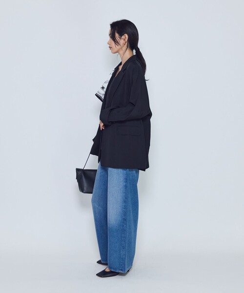 1er Arrondissement（プルミエアロンディスモン）の「ソフトドレープジャケット（テーラードジャケット・レディース・ブラック系その他3/カーキ・38/36）」の11枚目の写真