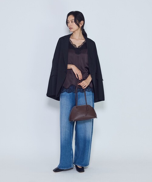 1er Arrondissement（プルミエアロンディスモン）の「ソフトドレープジャケット（テーラードジャケット・レディース・ブラック系その他3/カーキ・38/36）」の13枚目の写真