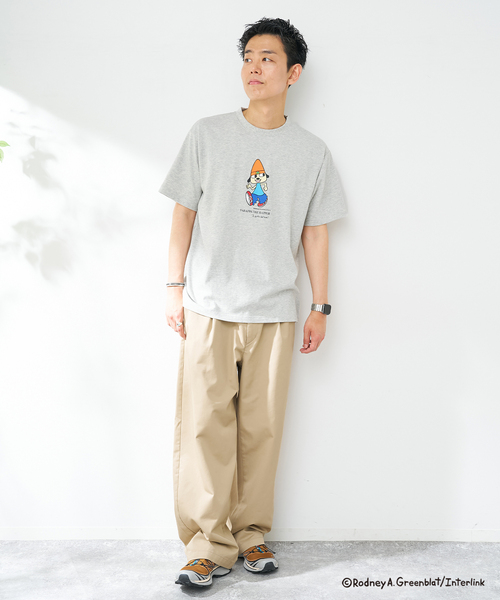 B.C STOCK（ベーセーストック）の「ボリュームタック サマーチノ（その他パンツ・メンズ・ベージュ/ブラック・LARGE/MEDIUM）」の7枚目の写真