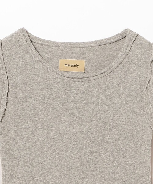 BEAMS BOY(ビームスボーイ)の「maturely / スリーブレイヤー ロングスリーブ(Tシャツ/カットソー・レディース・ブラウン/グレー・1/0)」の15枚目の写真