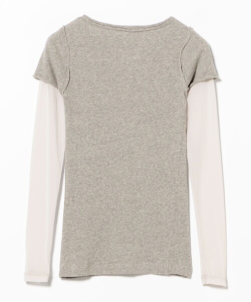 BEAMS BOY(ビームスボーイ)の「maturely / スリーブレイヤー ロングスリーブ(Tシャツ/カットソー・レディース・ブラウン/グレー・1/0)」の17枚目の写真