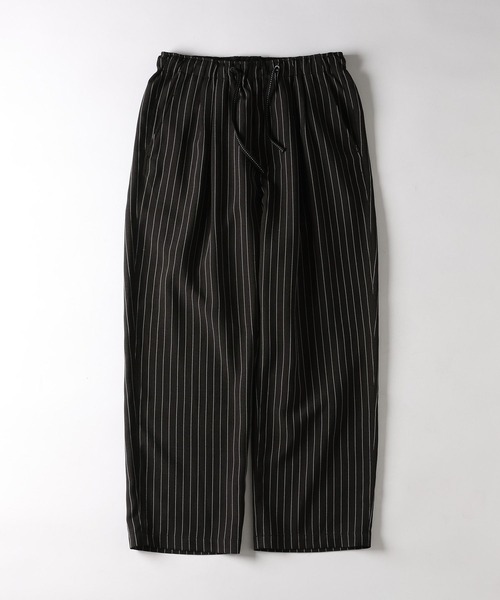 BAYFLOW（ベイフロー）の「リネンライクストライプパンツ（その他パンツ・メンズ・ブラック/ベージュ/グレー・MEDIUM/LARGE）」の2枚目の写真