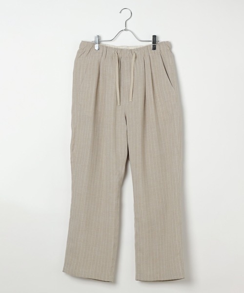 BAYFLOW（ベイフロー）の「リネンライクストライプパンツ（その他パンツ・メンズ・ブラック/ベージュ/グレー・MEDIUM/LARGE）」の18枚目の写真