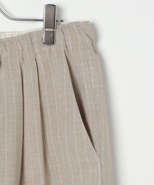 BAYFLOW（ベイフロー）の「リネンライクストライプパンツ（その他パンツ・メンズ・ブラック/ベージュ/グレー・MEDIUM/LARGE）」の5枚目の写真
