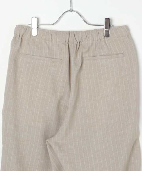 BAYFLOW（ベイフロー）の「リネンライクストライプパンツ（その他パンツ・メンズ・ブラック/ベージュ/グレー・MEDIUM/LARGE）」の6枚目の写真