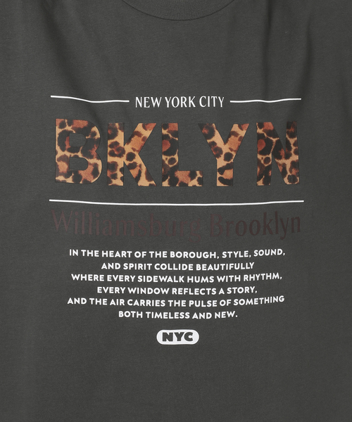 Spick & Span(スピックアンドスパン)の「《新色 / 追加》ロゴオーバーTシャツ(Tシャツ/カットソー・レディース・ブラウン/チャコールグレー・FREE)」の9枚目の写真