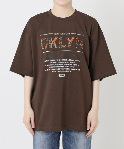 Spick & Span(スピックアンドスパン)の「《新色 / 追加》ロゴオーバーTシャツ(Tシャツ/カットソー・レディース・ブラウン/チャコールグレー・FREE)」の11枚目の写真