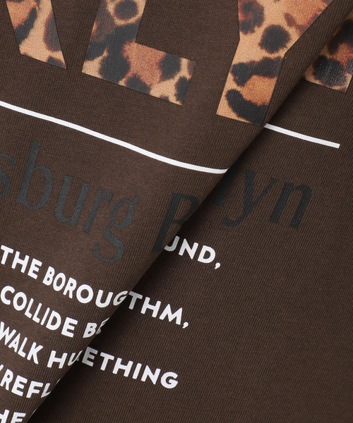 Spick & Span(スピックアンドスパン)の「《新色 / 追加》ロゴオーバーTシャツ(Tシャツ/カットソー・レディース・ブラウン/チャコールグレー・FREE)」の13枚目の写真