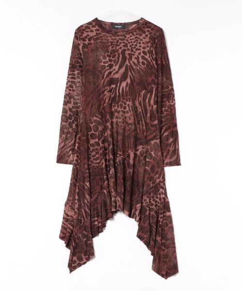 Desigual(デシグアル)の「asymmetric dress / アシンメトリックドレス 結婚式 二次会 フォーマル(ワンピース・レディース・ブラック・S/XL/XS/L/M)」の4枚目の写真
