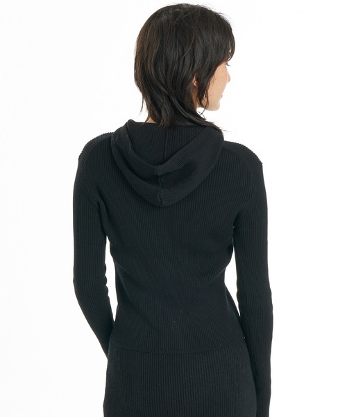 RVCA(ルーカ)の「RVCA/ルーカ カーディガン BG044654(ニット/セーター・レディース・ベージュ×ブラック/ブラック・M/S)」の3枚目の写真