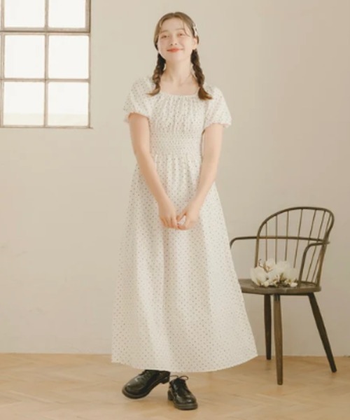 amr.(アムレ)の「バックリボンバルーン(シャツ/ブラウス・レディース・ネイビー/ホワイト・FREE)」の18枚目の写真