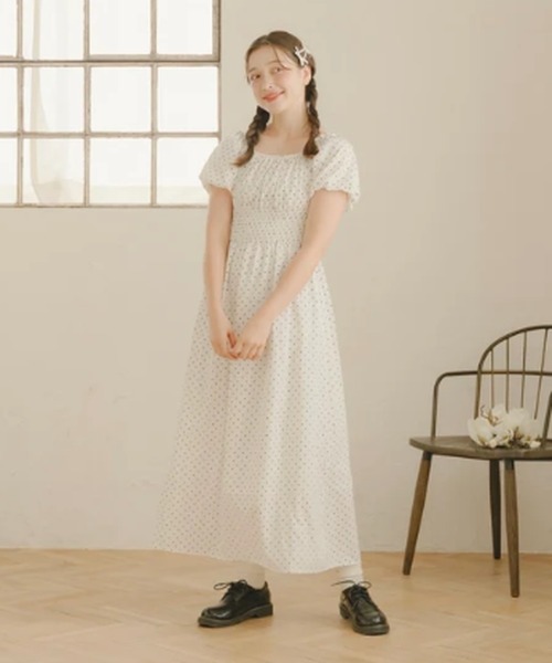 amr.(アムレ)の「バックリボンバルーン(シャツ/ブラウス・レディース・ネイビー/ホワイト・FREE)」の19枚目の写真