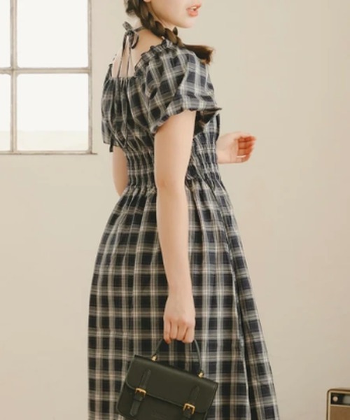 amr.(アムレ)の「バックリボンバルーン(シャツ/ブラウス・レディース・ネイビー/ホワイト・FREE)」の22枚目の写真