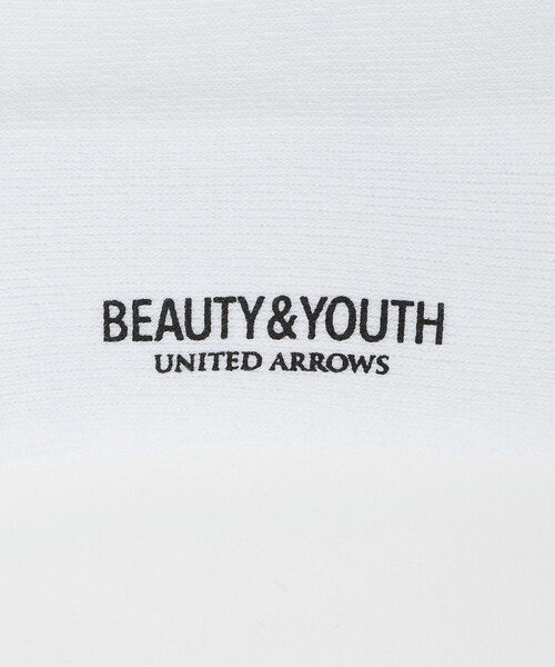 BEAUTY&YOUTH UNITED ARROWS(ビューティーアンドユースユナイテッドアローズ)の「フリーダム スタンダード エンブロイダリー ロゴ クルー ソックス(ソックス/靴下・メンズ・ブラック/オフホワイト/ホワイト・FREE)」の9枚目の写真