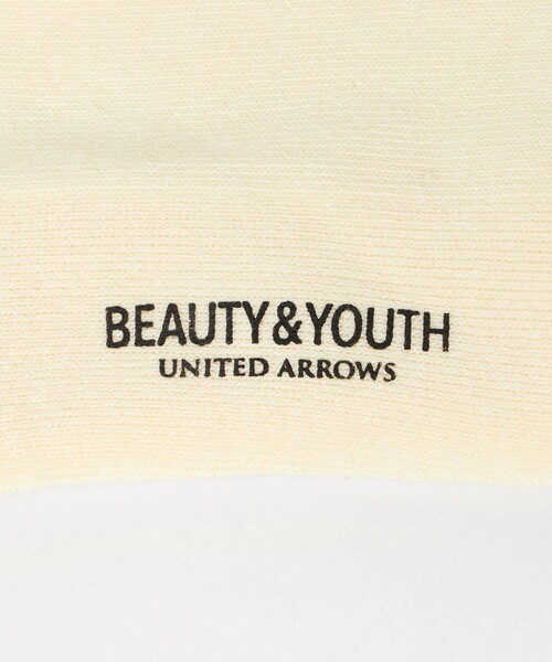 BEAUTY&YOUTH UNITED ARROWS(ビューティーアンドユースユナイテッドアローズ)の「フリーダム スタンダード エンブロイダリー ロゴ クルー ソックス(ソックス/靴下・メンズ・ブラック/オフホワイト/ホワイト・FREE)」の12枚目の写真