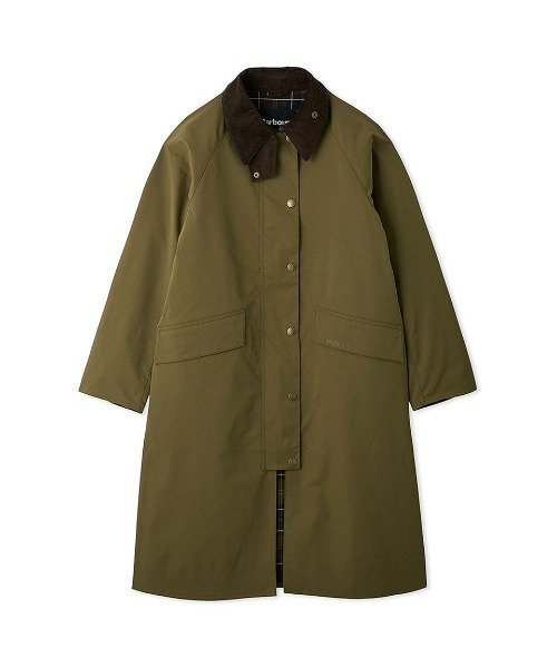 Barbour（バブアー）の「公式ショップ限定｜【CALDBECK / カルドベック】ノンワックス コート Japan Exclusive（レディース）（チェスターコート・レディース・ベージュ/ブラック/オリーブ・MEDIUM/LARGE/SMALL）」の3枚目の写真