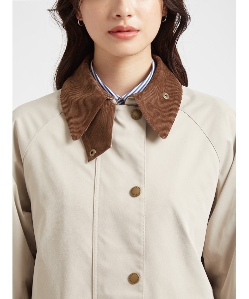 Barbour（バブアー）の「公式ショップ限定｜【CALDBECK / カルドベック】ノンワックス コート Japan Exclusive（レディース）（チェスターコート・レディース・ベージュ/ブラック/オリーブ・MEDIUM/LARGE/SMALL）」の18枚目の写真
