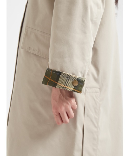 Barbour（バブアー）の「公式ショップ限定｜【CALDBECK / カルドベック】ノンワックス コート Japan Exclusive（レディース）（チェスターコート・レディース・ベージュ/ブラック/オリーブ・MEDIUM/LARGE/SMALL）」の21枚目の写真