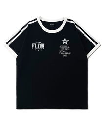 ウーマン ダブルライン グラフィック 半袖Tシャツ LQ2TF243_BLACK